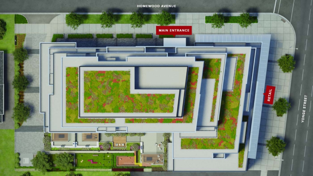 6080 Yonge Condos - Main Floor Plan
