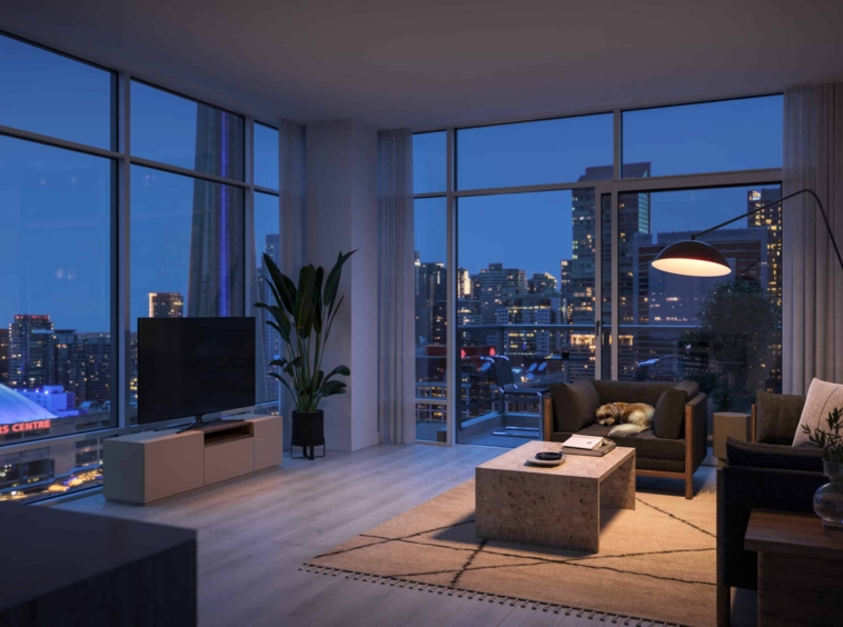 Q Tower Condos Evening Suite