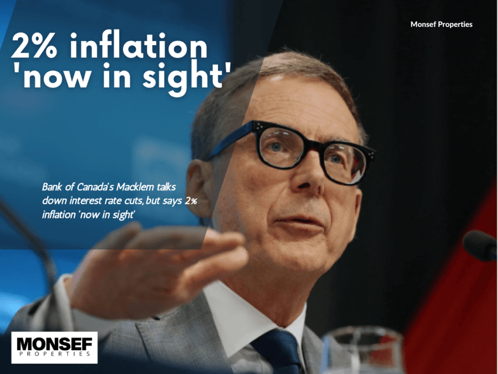 2% inflation 'now in sight'