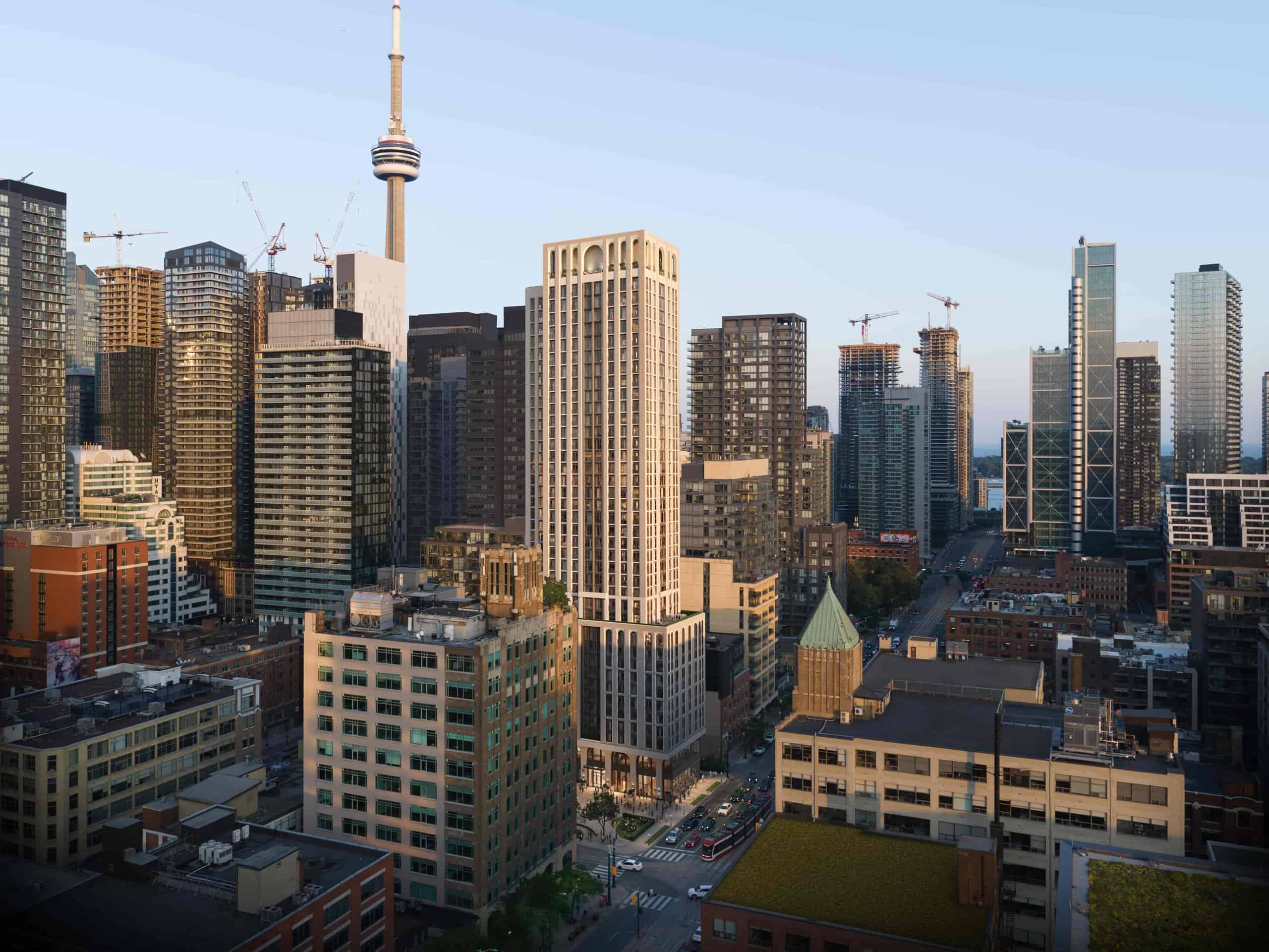 101 Spadina Condos City Skyline