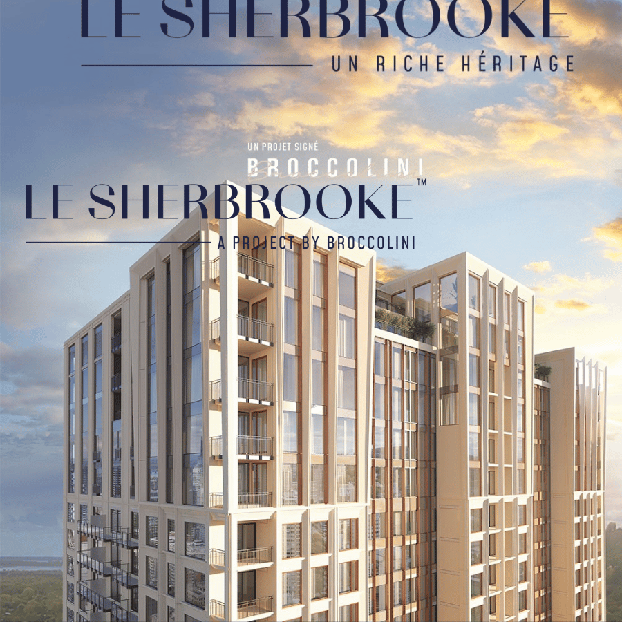 Le Sherbooke condos, Montreal by Broccolini