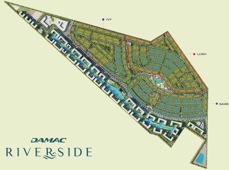 DAMAC RIVERSIDE LOCATION MAP