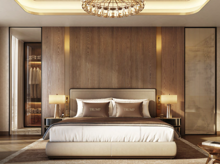 Bedroom Suite, trump residences, dubai