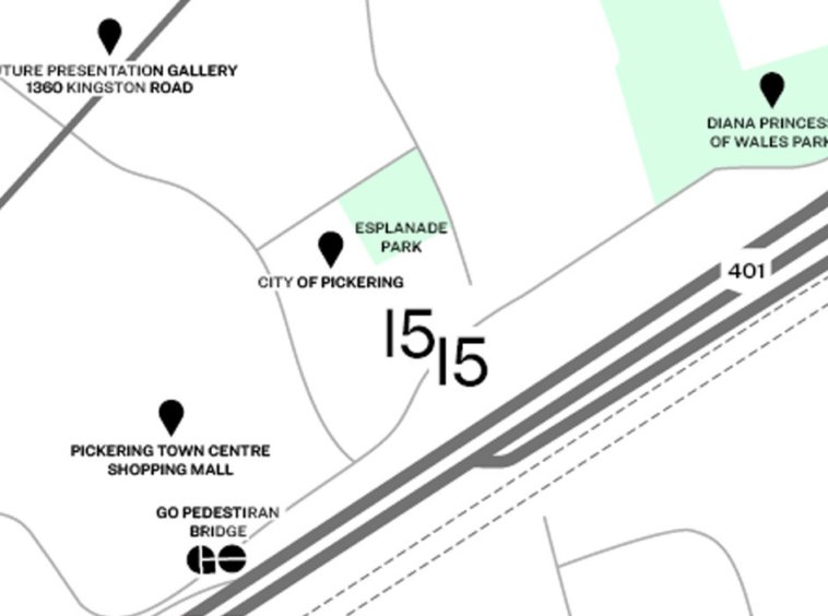 1515 Pickering Parkway Condos Map View of Project Location