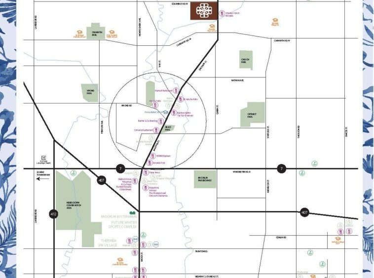 Brooklin Vue location map
