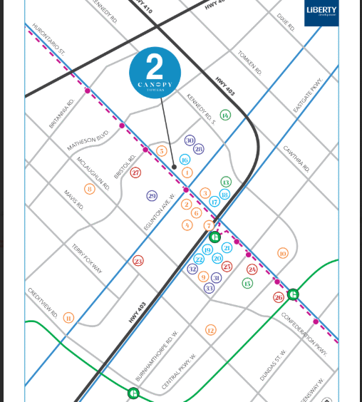 Canopy Towers 2 map